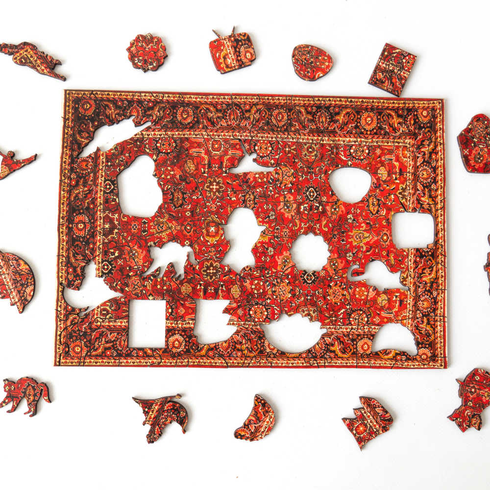 Wooden figure puzzles